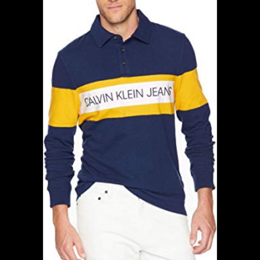 Calvin Klein men’s rugby shirt- NEW!